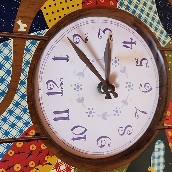 VINTAGE RETRO 1960s/70s PATCHWORK COUNTRY SPICE RACK - Picture 4 of 4